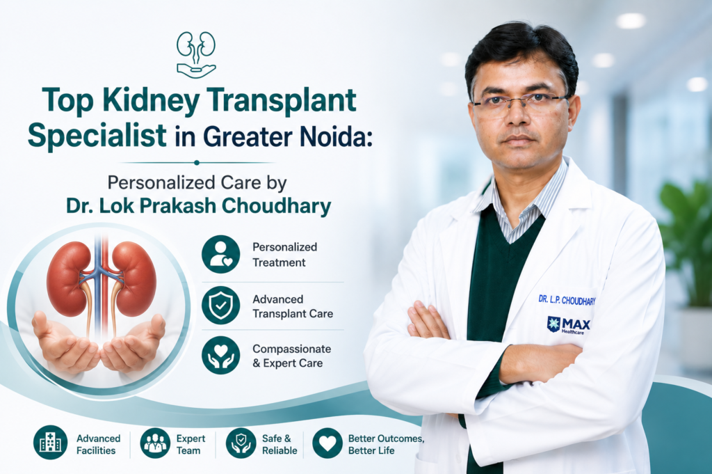 Top Kidney Transplant Specialist in Greater Noida Personalized Care by Dr. Lok Prakash Choudhary