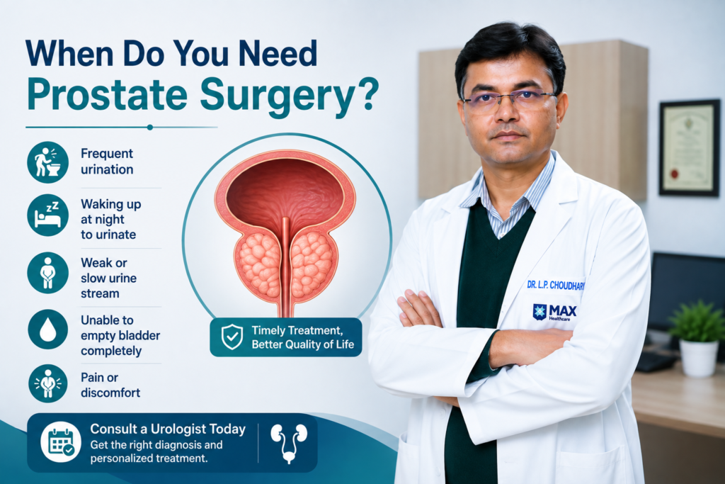 When Do You Need Prostate Surgery